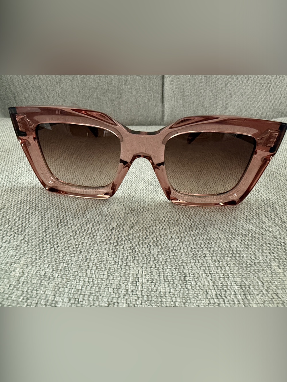 Celine Pink Square Oversized Sunglasses Celine CL40130I 72T - Picture 1 of 5